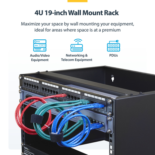 StarTech.com 4U Wall Mount Network Rack – image 5