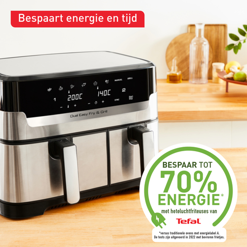 Tefal EY905D Friteuse sans huile double Easy Fry et gril Noir – Photo 7 sur 10
