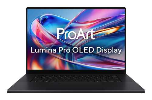 ASUS ProArt P16 H7606WX-SE008X Copilot+ PC AMD Ryzen AI 9 HX 370 Ноутбук 40,6 cm (16") Сенсорный экран WQUXGA 64 GB LPDDR5x-SDRAM 2 TB Твердотельный накопитель (SSD) NVIDIA® GeForce RTX™ 5090 Laptop GPU Wi-Fi 7 (802.11be) Windows 11 Pro Черный QWERTZ Немецкий