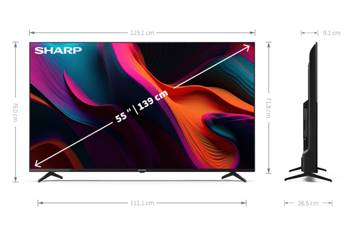 Sharp 55" 4K Ultra HD LED Google TV – image 8