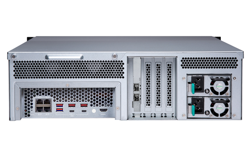 QNAP TVS-1672XU-RP-i3-8G 16-Bay 128TB (Seagate Ironwolf Pro) NAS; Intel Core i3-8100 4-core 3.6 GHz Proce – image 2