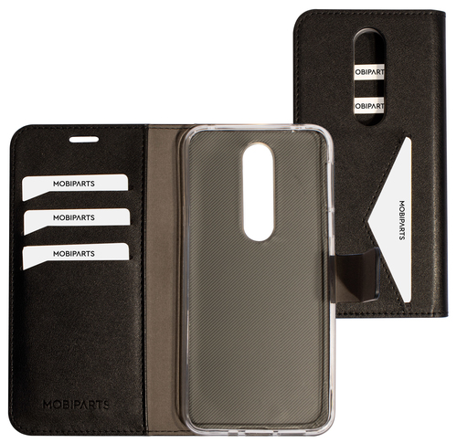 Mobiparts Classic Wallet Case Nokia 7.1 Black – image 1