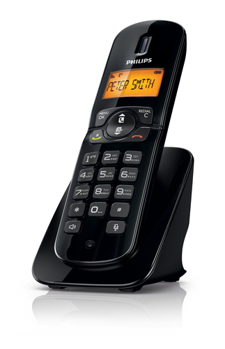 Philips BeNear CD1811B/RU telephone DECT telephone Caller ID Black