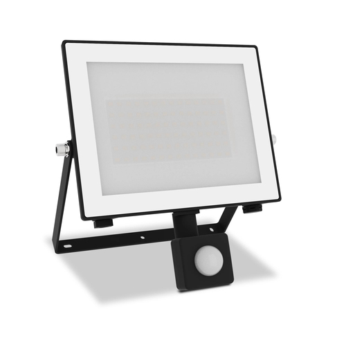 Philips Lois Naswietlacz LED 50W 5400lm 5000K IP65 Czujnik Ruchu Czujnik Zmierzchu Czarny