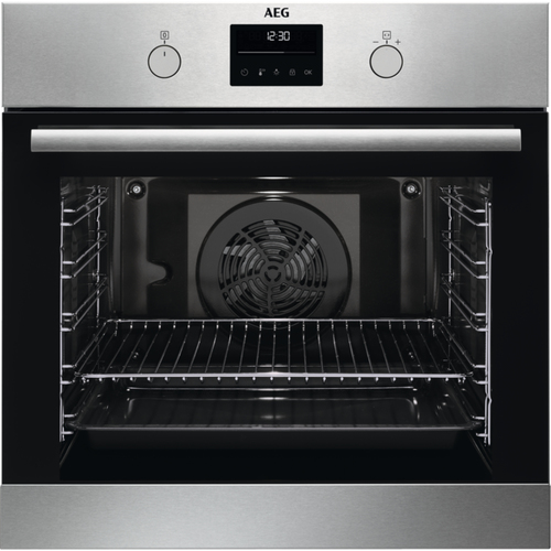 AEG BPK231061M 72 L 3490 W Black, Stainless steel