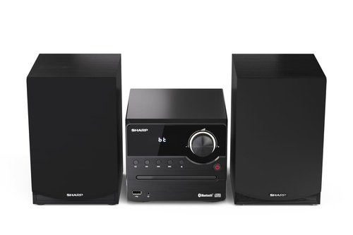 Sharp XL-B512(BK) sistema de audio para el hogar Microcadena de música para uso doméstico 45 W Negro