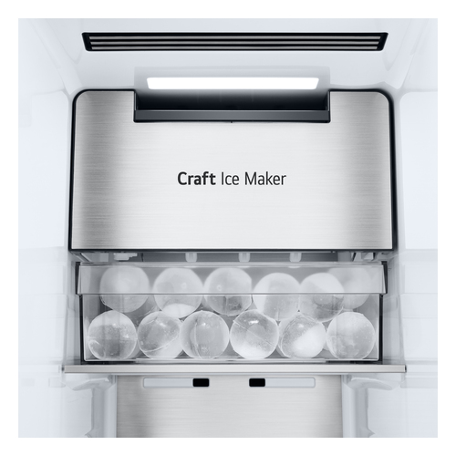 LG GSXE90BSDD InstaView American Fridge Freezer in Brushed Steel with - image 3