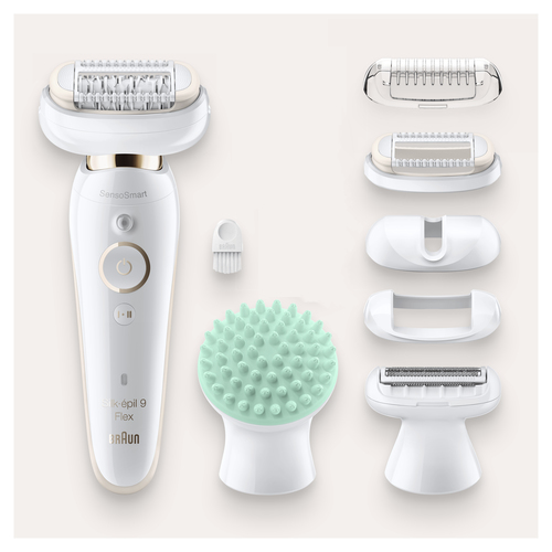 Braun Silk-épil 9 81688638 epilator 40 tweezers White, Gold – image 8