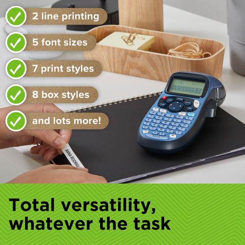Dymo Letratag LT-100H Handheld Label Maker Label Printer Black 2174575 - image 7