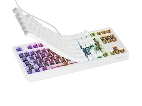 GENESIS NKG-2080 Thor 230 TKL RGB toetsenbord Wit, afbeelding 5