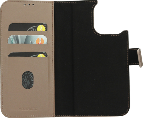 Mobiparts Leather 2 in 1 Wallet Case Apple iPhone 15 Pro Max Taupe - Smartphonehoesje, afbeelding 10