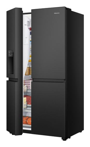 Hisense RS818N4IFD Amerikaanse koelkast Zwart, afbeelding 2