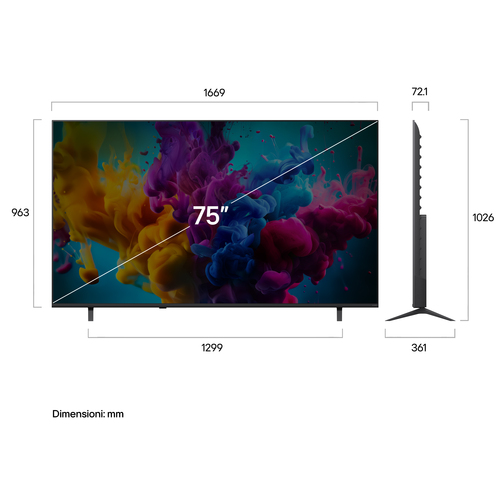 LG QNED evo AI MiniLED 75QNED8MB6A – image 2