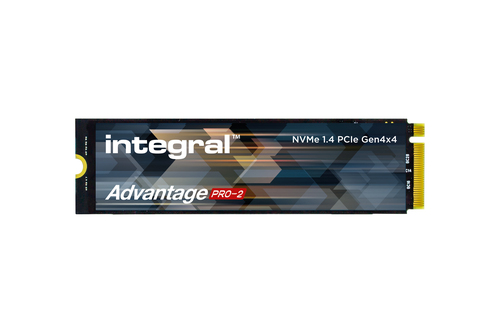 Integral 2TB - 2000GB SSD M.2 2280 NVME 1.4 PCIe Gen4 x4 R-7300MB/s W-6400MB/s IOPS R-1000K W-950K TBW 880ADVANTAGE PRO-2