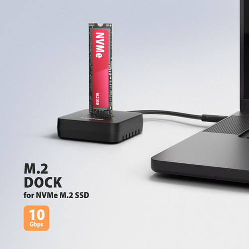 Axagon ADSA-M2C11L USB-C 10Gbps M.2 NVMe SSD Docking Station – image 2