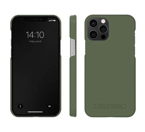 iDeal of Sweden Seamless Case iPhone 12/12P Khaki – image 2