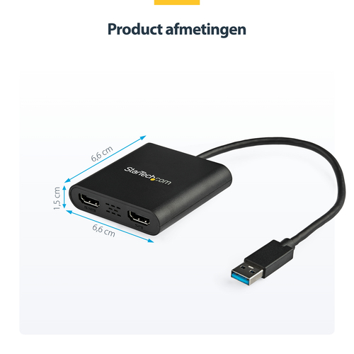 StarTech.com USB32HD2 - USB to HDMI Adapter, afbeelding 7