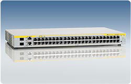 Allied Telesis 10/100TX x 48 ports managed FE L2+ Switch w/ 2xSFP combo ports & fixed 1000T ports