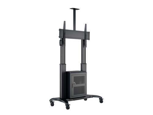Multibrackets M Public Floorstand Dual Pillar 180 HD w AV Cabinet