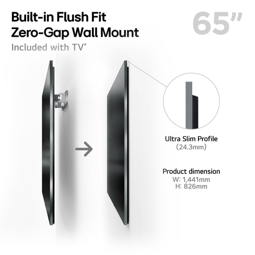 LG OLED65G54LW 2025 65" Evo AI G5 OLED 4K Smart TV - Silver - image 2