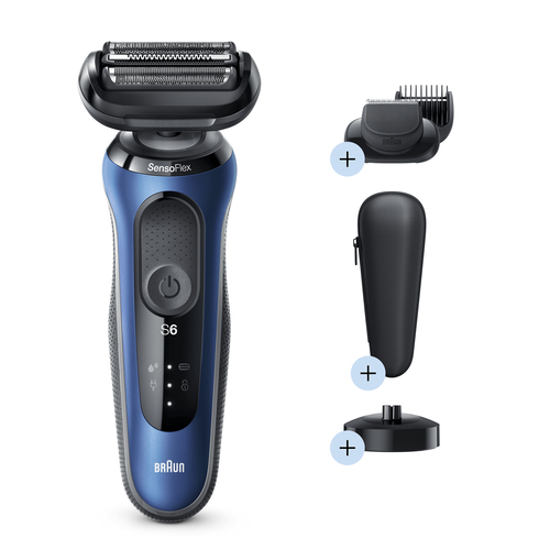 Braun Series 6 60-B4500cs Foil shaver Trimmer Blue – image 4