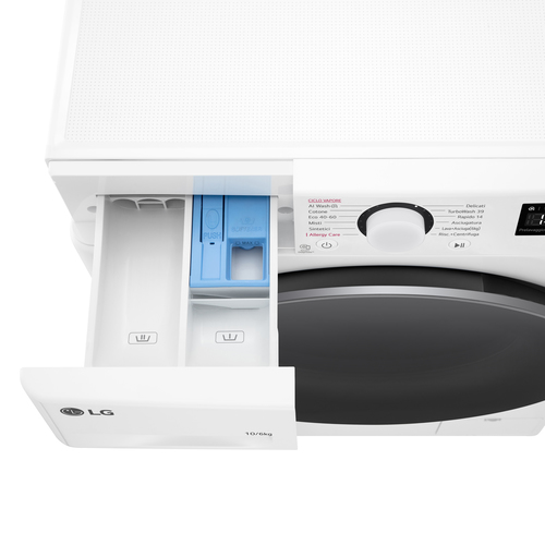 LG D4R5010TSWS washer dryer Freestanding Front-load White – image 7