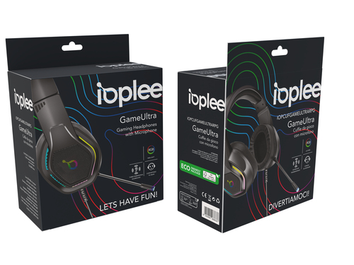 IOPLEE IOPCUFGAMEULTRARP headphones/headset Wired Head-band Gaming Black – image 3