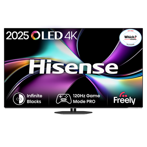Hisense 65" A85QTUK OLED Smart AI TV with Freely