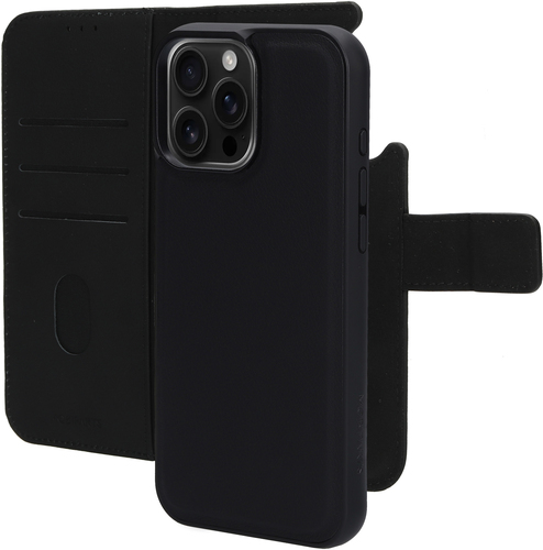 Mobiparts Leather 2 in 1 Wallet Case Apple iPhone 16 Pro Max Black – image 1