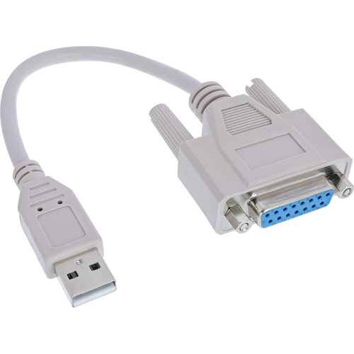 Product image: InLine USB Adapter Cable USB Type A male / DB15 female