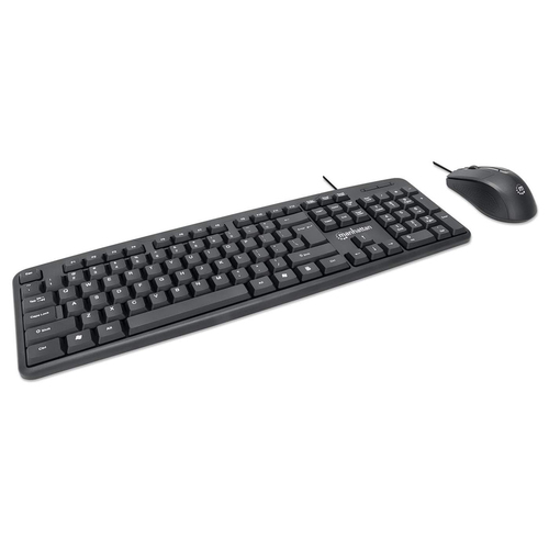 Manhattan Juego de teclado y mouse óptico, cableados imagen 2