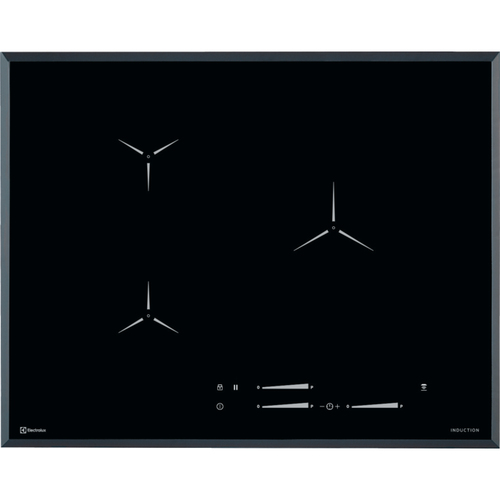 Electrolux GK653TSIF Черный Встроенный 65 cm Плита с зонами индукции 3 зона(ы)
