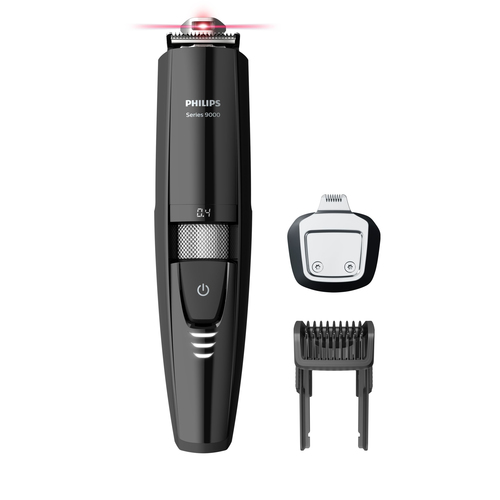 Philips BEARDTRIMMER Series 9000 Laser guidance Full metal blades Beard trimmer