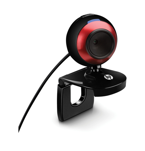 HP 2100 webcam 1.3 MP 640 x 480 pixels USB 2.0 Black, Red – image 3