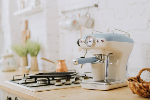 Ariete 1389 Vintage - coffee machine with cappuccinatore - 15 bar - light blue – Foto 10 von 10