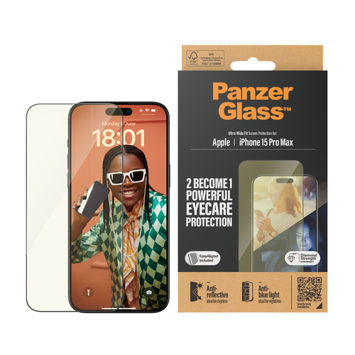 PanzerGlass Eyecare - Schermbeschermer voor mobiele telefoon, afbeelding 2