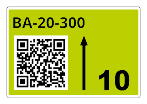 ROLL OF PRE-CUT LABELS FOR