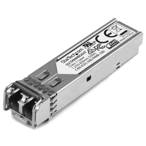 StarTech.com Cisco GLC-SX-MM-RGD Compatible SFP Module - 1000BASE-SX - 1GbE Multimode Fiber MMF Optic Transceiver - 1GE Gigabit Ethernet SFP - LC 550m - 850nm -