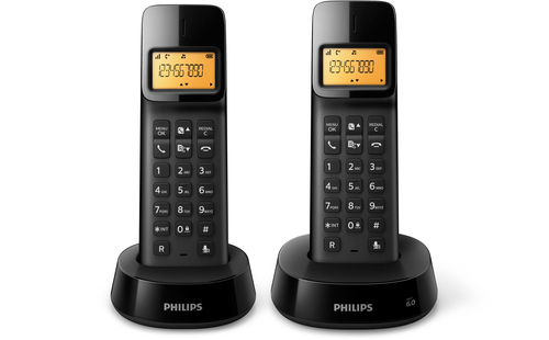 Philips D1402B/77 telephone DECT telephone Caller ID Black – image 2