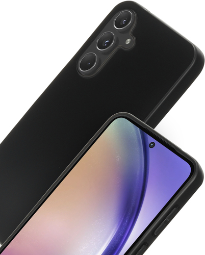 Mobiparts Classic TPU Case Samsung Galaxy A55 5G (2024) Matt Black (Galaxy A55) Zwart, afbeelding 2
