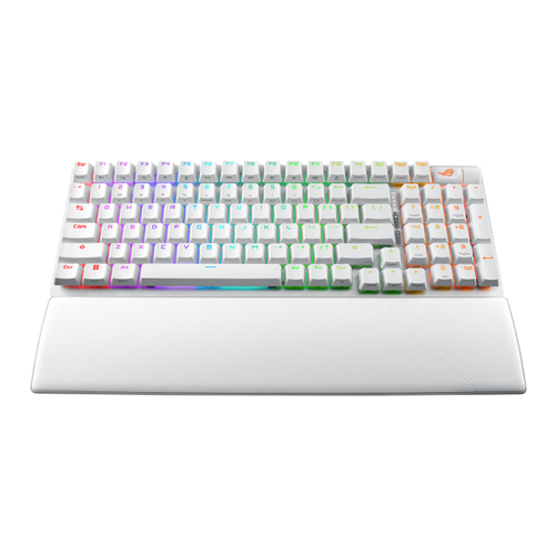 Asus Rog Strix Scope II 96 Mechanical Rgb Wireless Gaming Keyboard White - image 5
