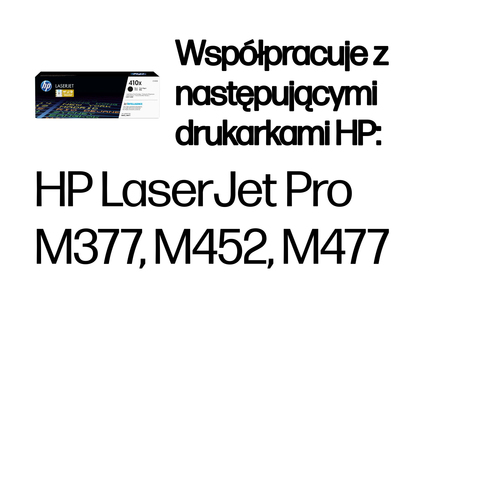 HP 410X oryginalny wkład z czarnym tonerem LaserJet XL CF410X