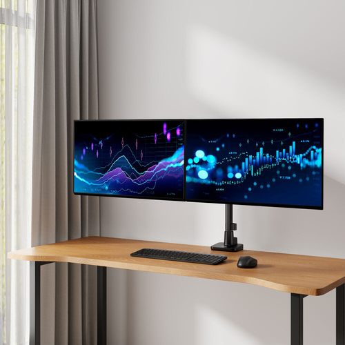 ACT AC8342 Monitorhalterung 49 Zoll mit Gasdruckfeder für 2 Monitore – Foto 5 von 8