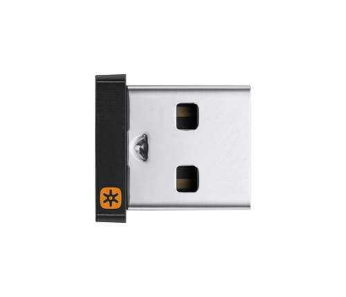 Logitech USB Unifying Receiver. Device interface: RF Wireless. Product colour: Black