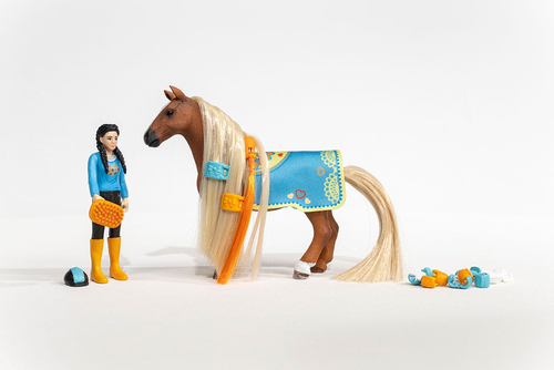 Schleich Horse Club Sofia's Beauties - Kim & Caramelo starterset speelfiguur, afbeelding 9