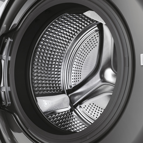 Haier HWD80-B14959S8EU1 washer dryer Freestanding Front-load Black, Silver – image 7