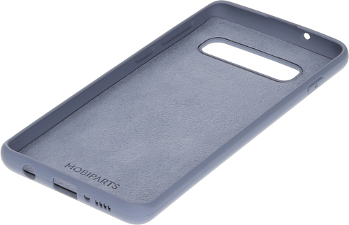 Mobiparts Silicone Cover Samsung Galaxy S10 Royal Grey – image 6
