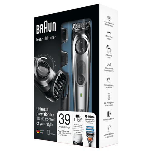 Braun BeardTrimmer BT7020, Beard Trimmer & Hair Clipper, Detail Trimmer & Mini Foil Shaver – image 5
