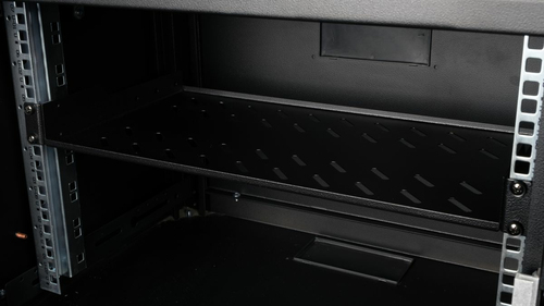 Equip legplanken fest 19" voor Serverschränke, 1U 40cm zwart, afbeelding 4