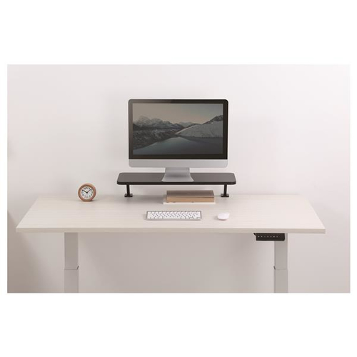 StarTech.com Monitor Riser Stand - Clamp-on Monitor Shelf for Desk - Extra Wide 25.6 (65 cm) For up to 34 Monitors - Black (MNRISERCLMP) Monteringssæt Monitor Op til 32 – billede 6